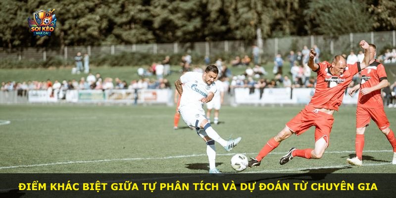 Điểm khác biệt giữa tự phân tích và dự đoán từ chuyên gia