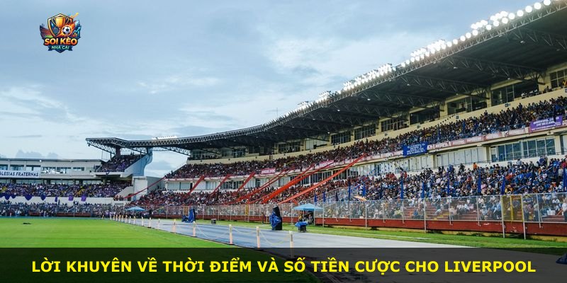 Lời khuyên về thời điểm và số tiền cược cho Liverpool