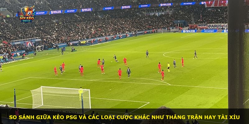 So sánh giữa kèo PSG và các loại cược khác như thắng trận hay tài xỉu