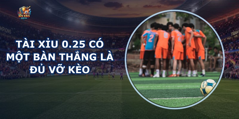 Tài Xỉu 0.25