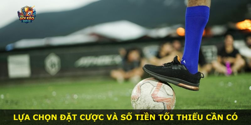 Lựa chọn đặt cược và số tiền tối thiểu cần có