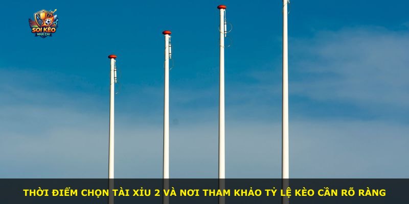 Thời điểm chọn Tài Xỉu 2 và nơi tham khảo tỷ lệ kèo cần rõ ràng