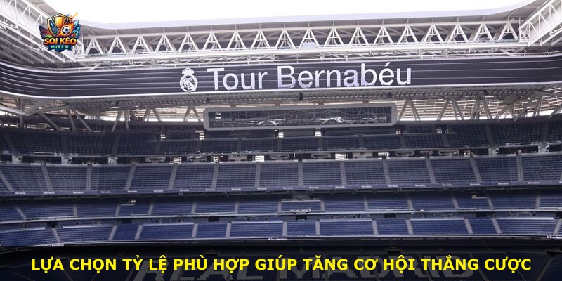 Lựa chọn tỷ lệ phù hợp giúp tăng cơ hội thắng cược