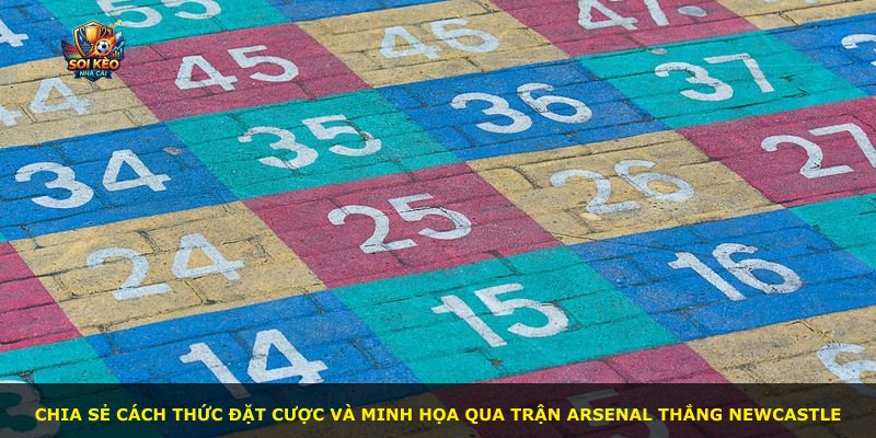 Chia sẻ cách thức đặt cược và minh họa qua trận Arsenal thắng Newcastle